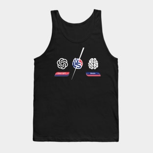 chatgpt vs brain Tank Top